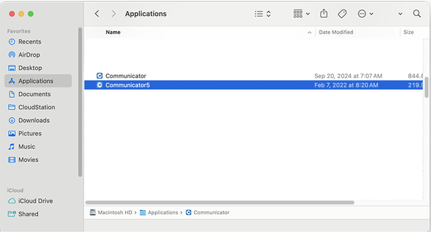 Delete old Communicator versions