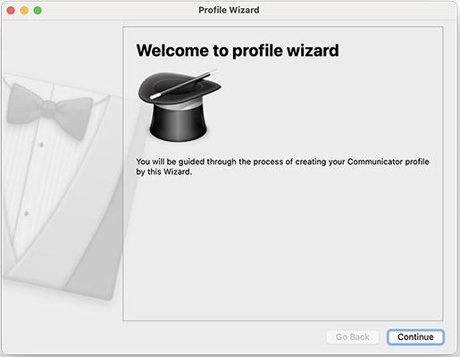 Profile Setup Wizard